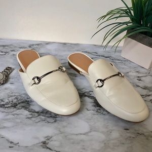✨White Women’s backless Loafers ✨
